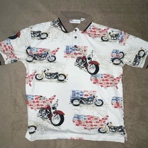 Medium vintage 80s motorcycle polo!